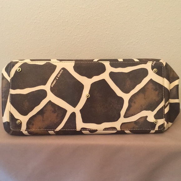 Dooney & Bourke Leather Lock Logo  Lg/Giraffe - Picture 12 of 16